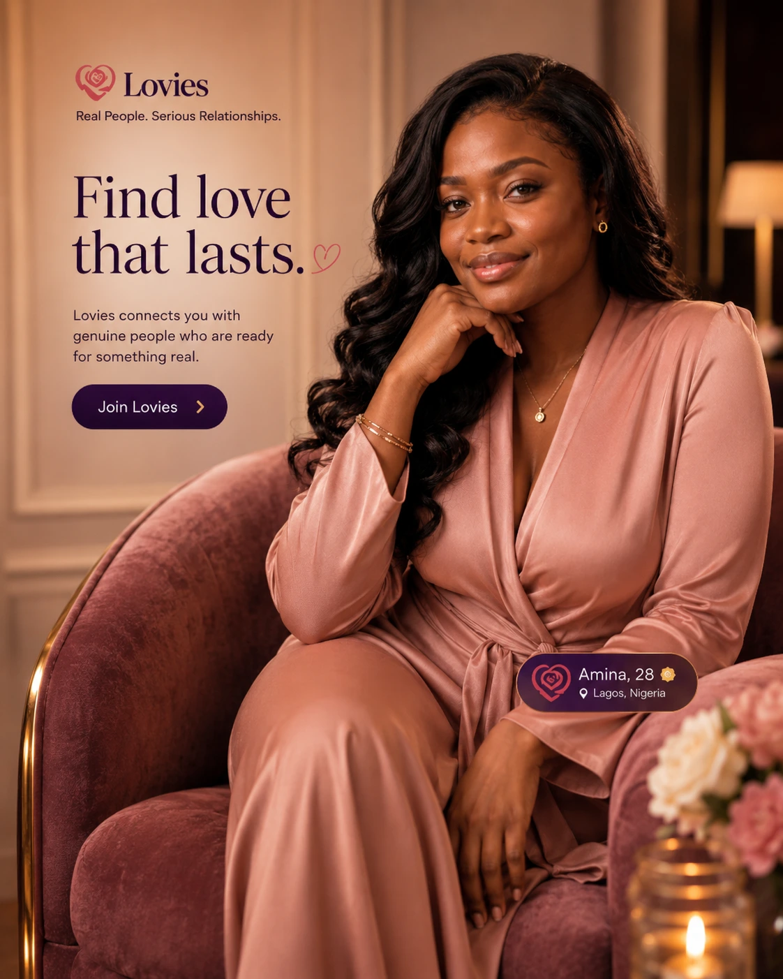 Lovies serious singles building real connection